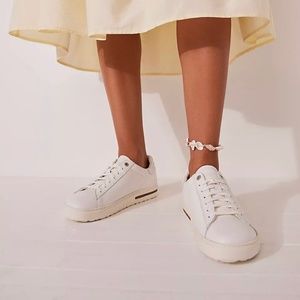 Birkenstock Bend Sneaker, Low, White Leather (women’s size 38)